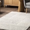 Nuloom Dorene Contemporary High-Low Striped Wool Area Rug 6ft x 9ft VEOC01A-609 - alternate 7